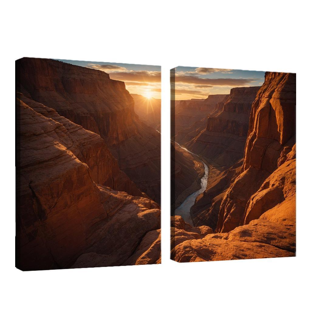 The Enigmatic Canyons Of Sunset Shadows Art Trends