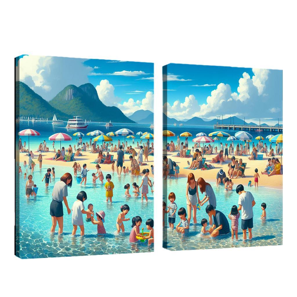 Lagoon Serenity Family-friendly Fun Art Trends