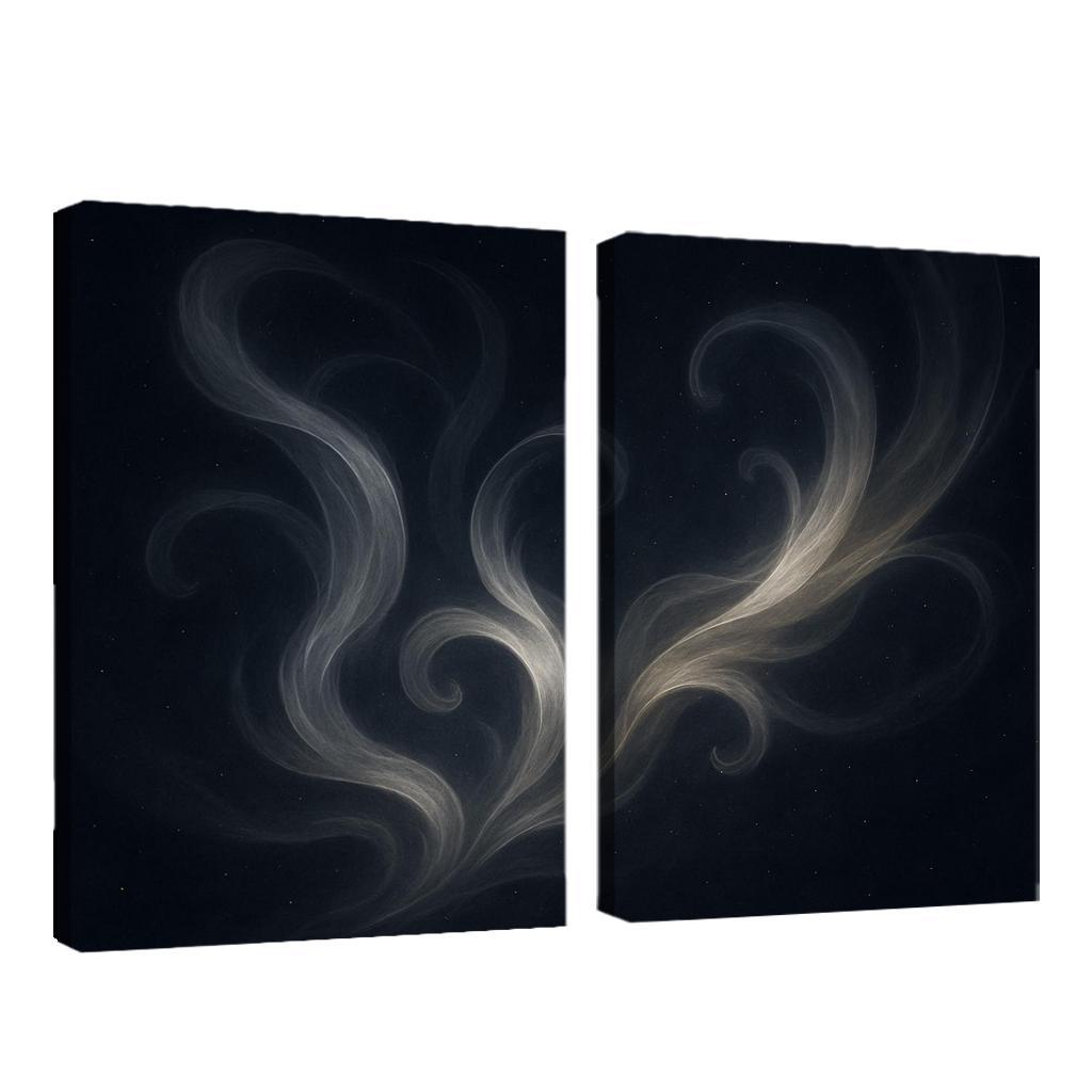 Celestial Dance Of Abstract Whispers One-piece Frames