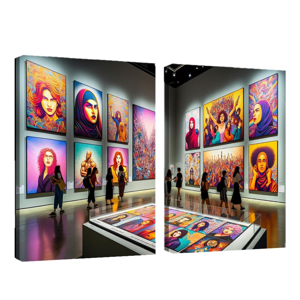 Gender Equality Breaking The Chains Of Inequality Framed Paintings