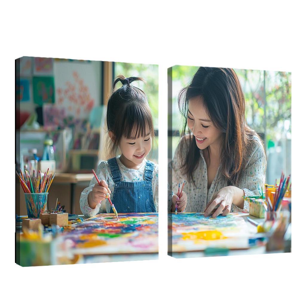 The Canvas Of Life A Mothers Creative Love One-piece Frames