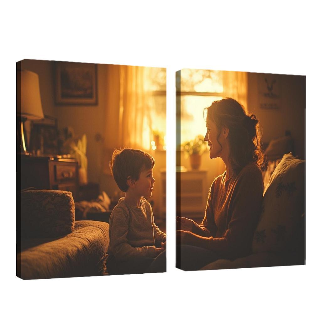 The Echoes Of Her Heart A Mothers Wisdom Canvas Paintings Frame