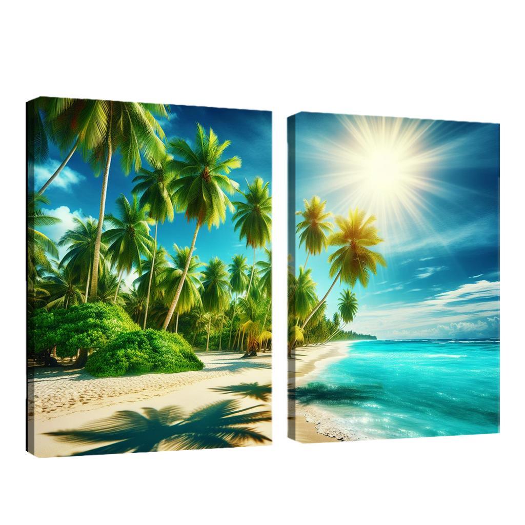Coconut Cove Tropical Escape Premium Artwork Frames