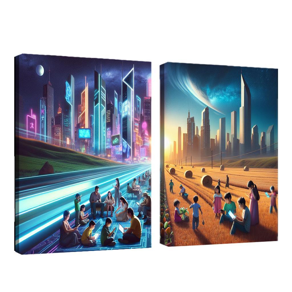 Digital Divide Bridging Access To Technology Art Trends