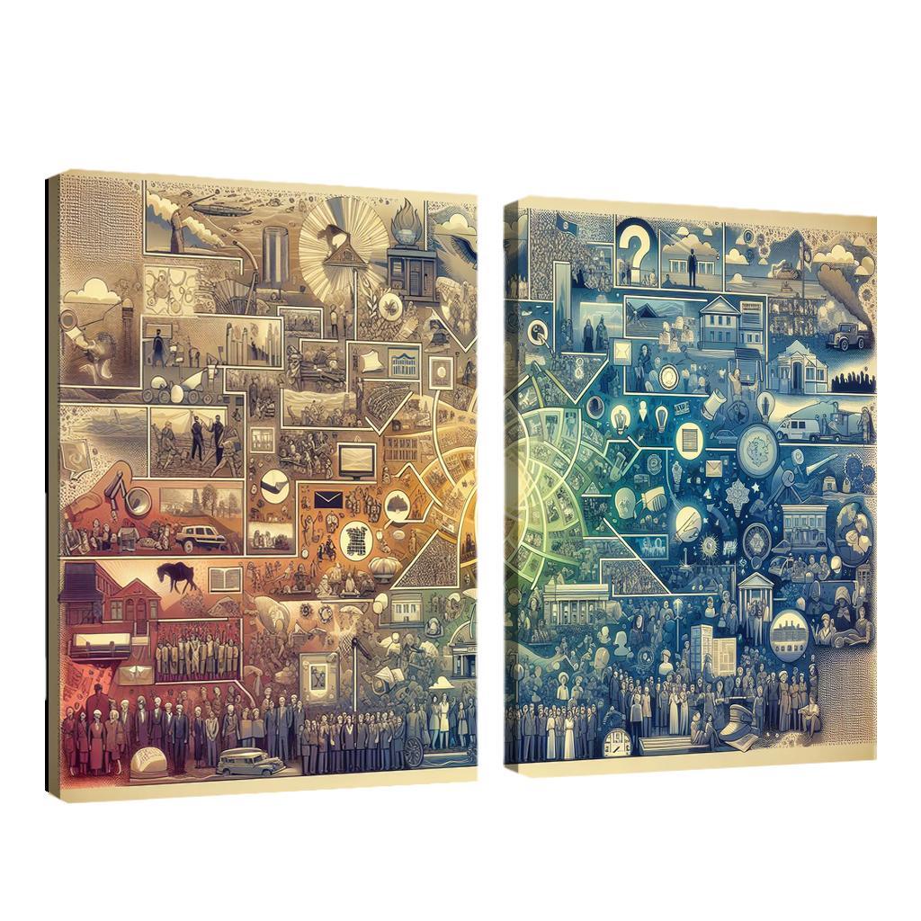 Whispers Of The Past Honoring Historical Trauma Multi-panel Paintings