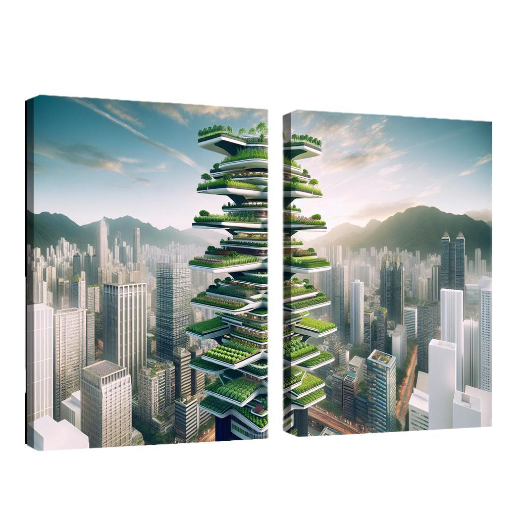 Vertical Farms As Architecture Custom Paintings Frame
