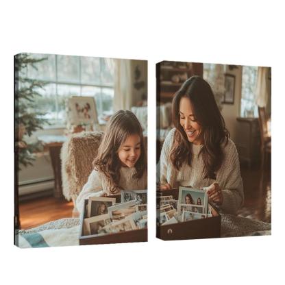 Moments Of Connection A Mothers Heartbeat Custom Paintings Frame