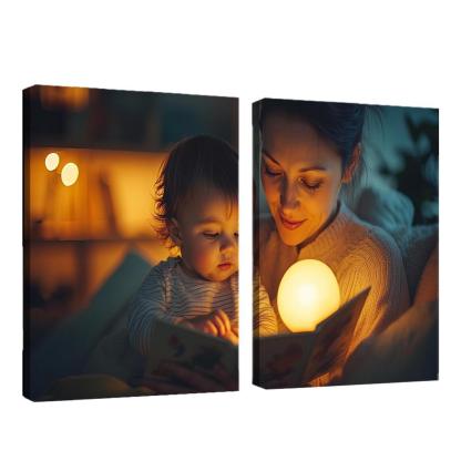 Moments Of Tenderness A Mothers Loving Touch Canvas Paintings Frame