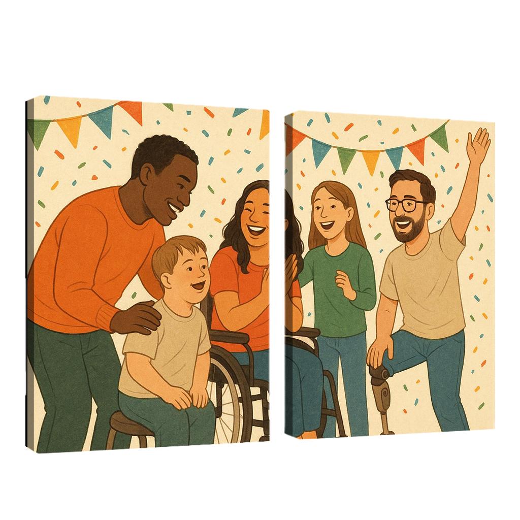 Invisible Struggles Art Advocating For Disability Inclusion Premium Artwork Frames