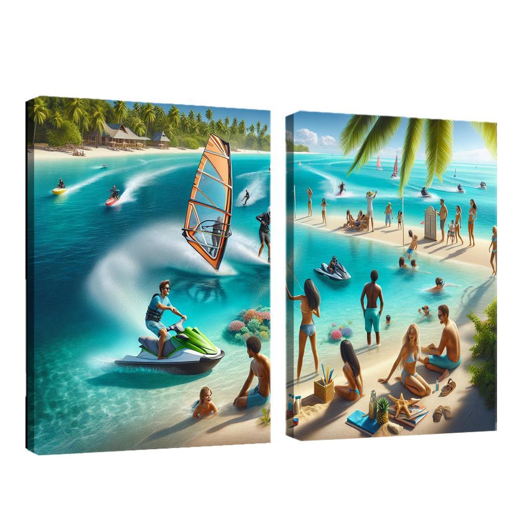 Coral Coast An Adventure Seeker's Dream Custom Paintings Frame