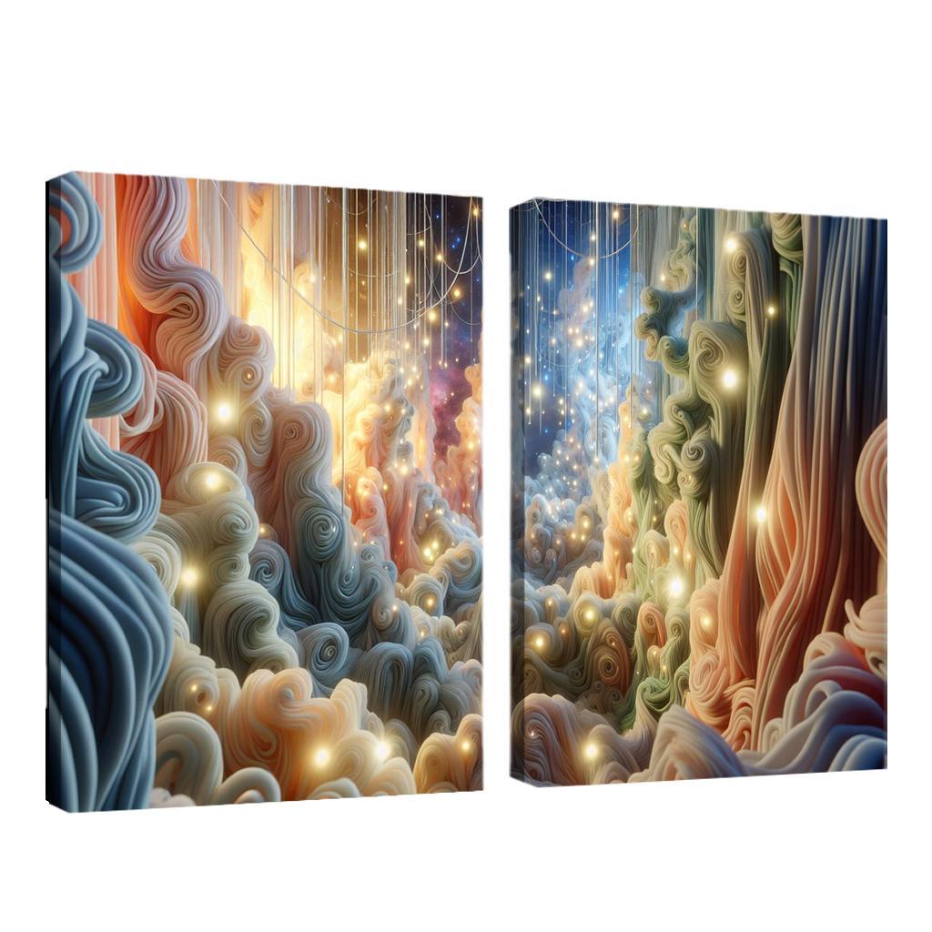 Whispers of Forgotten Dreams 2 Piece HD Canvas Wall Art-Original Frame