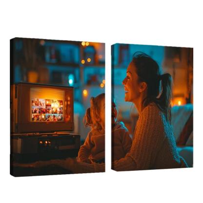 Cinematic Memories The Movie Of Life Custom Paintings Frame
