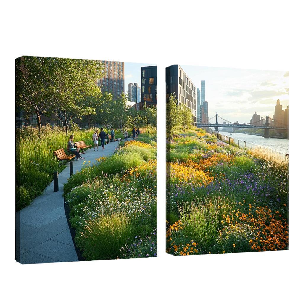 The High Line Abstract Paintings Frame