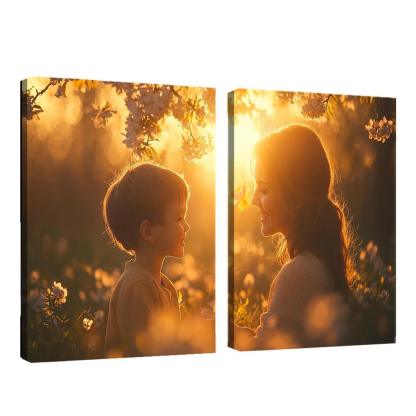 Heartstrings Of Connection A Mothers Unyielding Support Canvas Paintings Frame