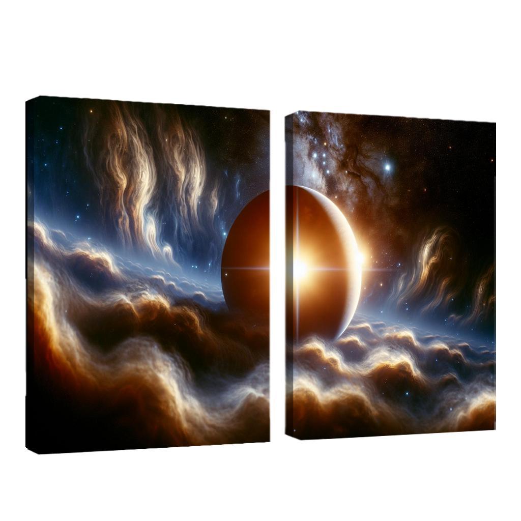 The Fascinating World Of Brown Dwarfs Abstract Paintings Frame