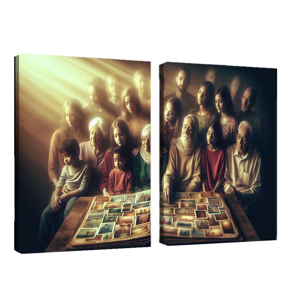 Fading Memories The Impact Of Climate Change Custom Paintings Frame