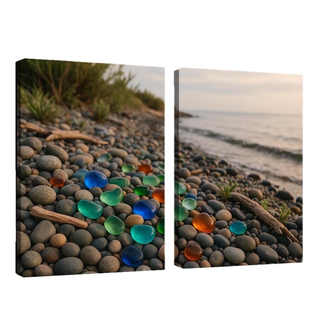 Seaglass Bay Natural Beauty And Relaxation Custom Paintings Frame