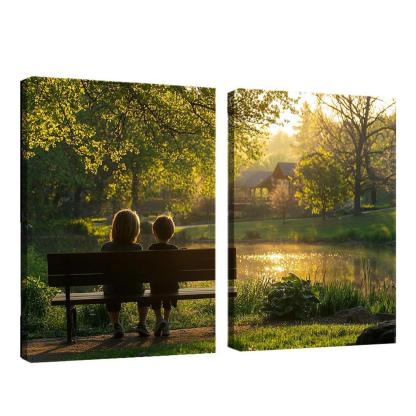 Moments Of Reflection A Mothers Wisdom Canvas Paintings Frame