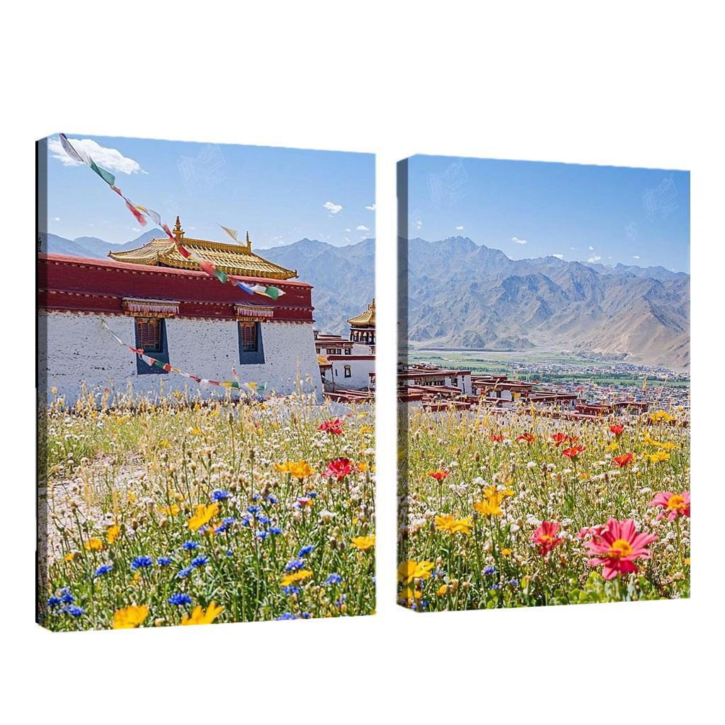 Palace Of Potala Abstract Paintings Frame