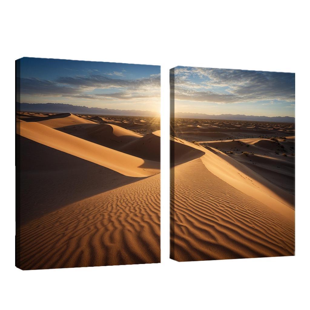 The Enigmatic Beauty Of Desert Landscapes Oil Paintings Frame