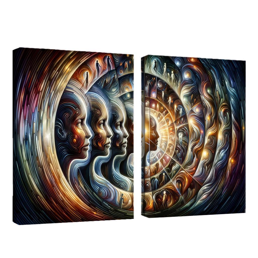 Infinite Echoes Of Self Premium Artwork Frames