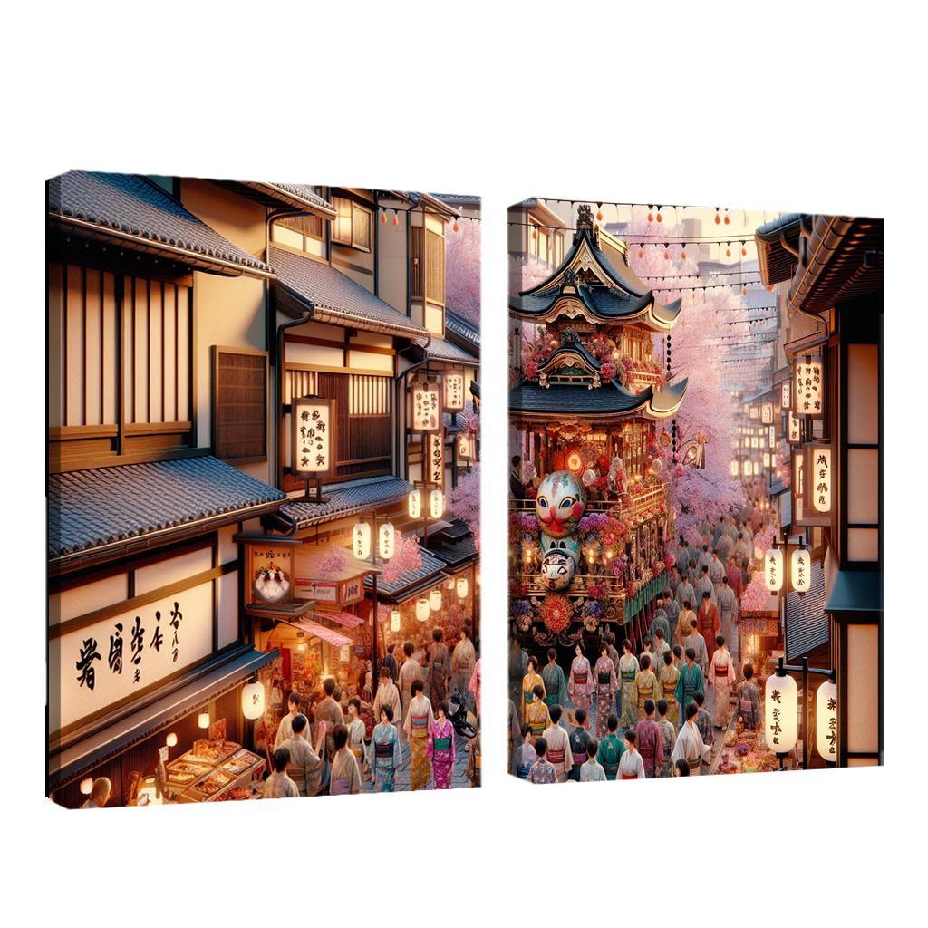 Gion Matsuri - Japan Modern Paintings Frame
