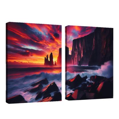 Sunset Cliffs A Photographers Dream Canvas Paintings Frame