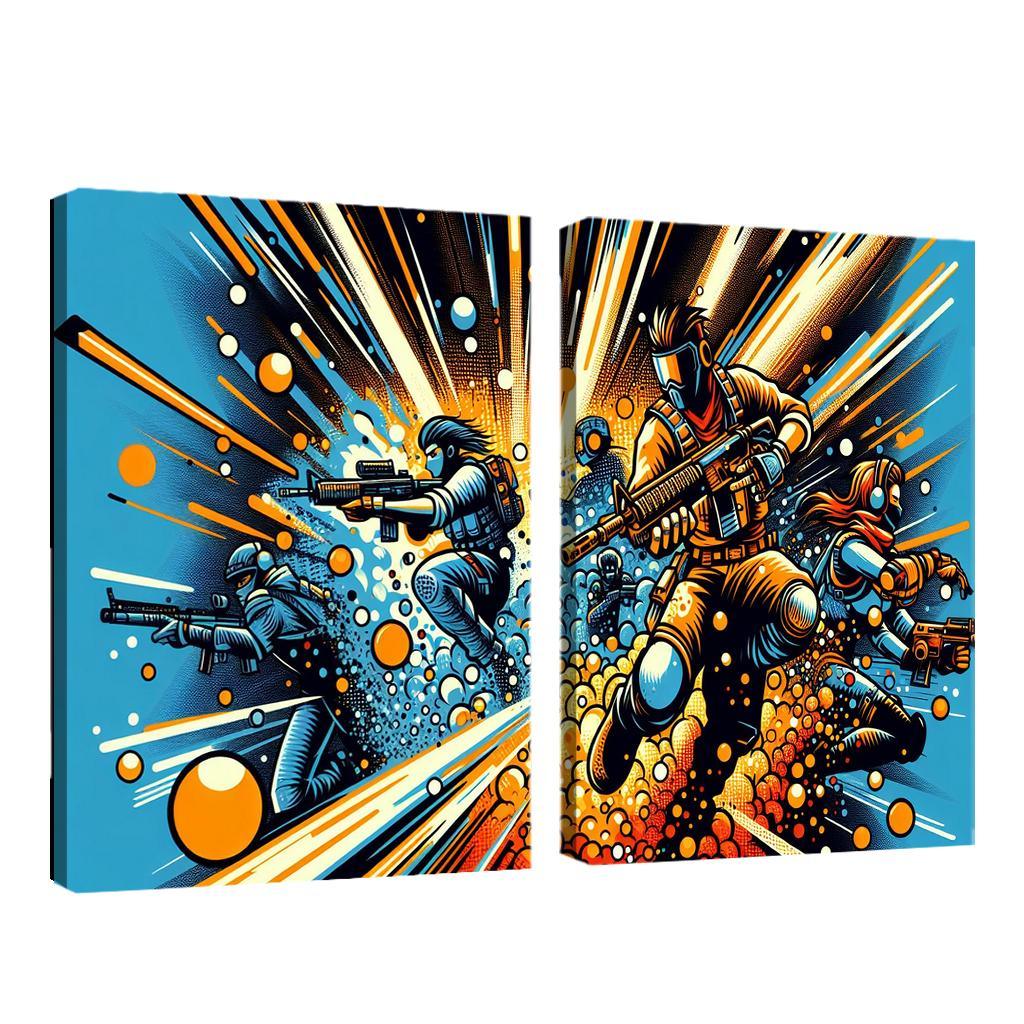 Dragon Ball Universe 2 Piece HD Canvas Wall Art-Original Frame