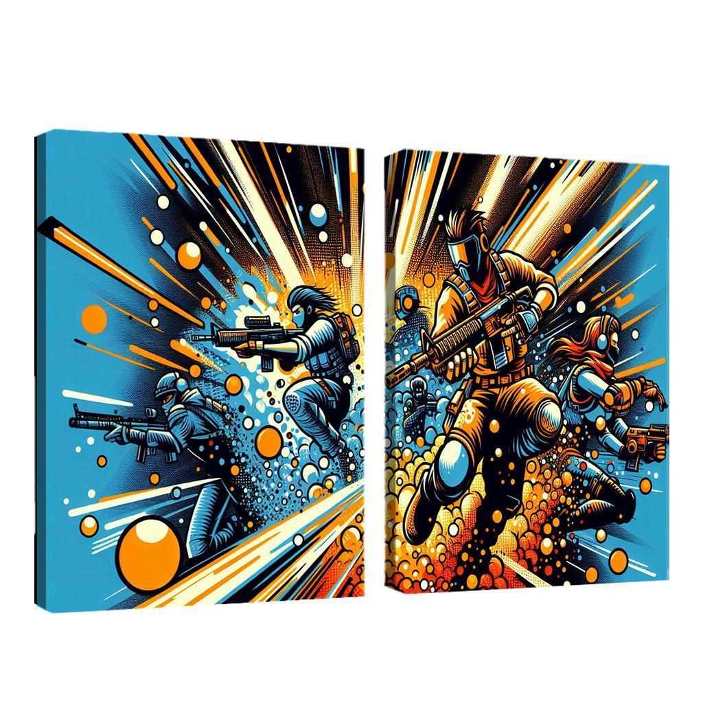 Dragon Ball Universe 2 Piece HD Canvas Wall Art-Original Frame