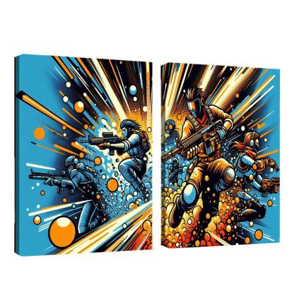 Dragon Ball Universe 2 Piece HD Canvas Wall Art-Original Frame