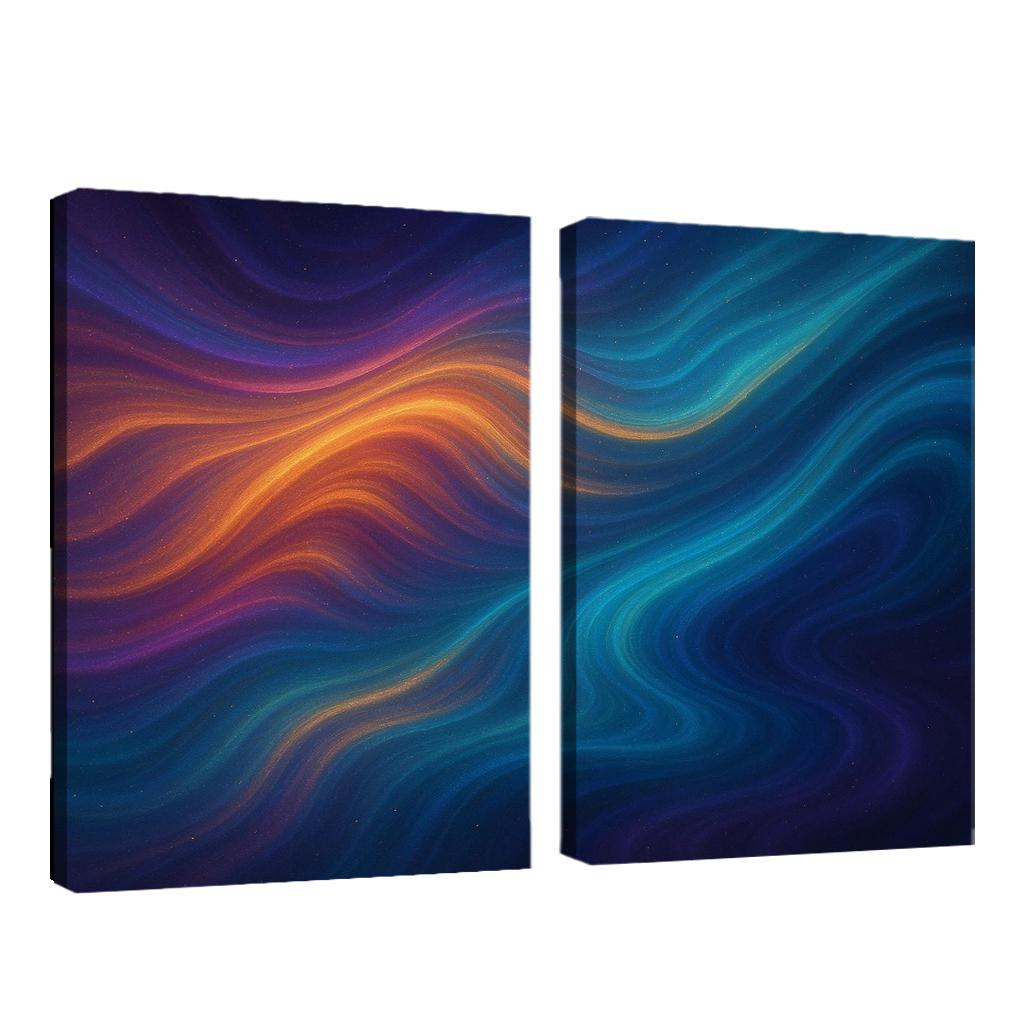 Waves Of Celestial Reverie Oil Paintings Frame
