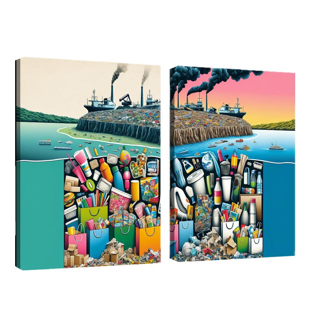 The Cost Of Convenience Visualizing Consumerism's Impact Art Trends