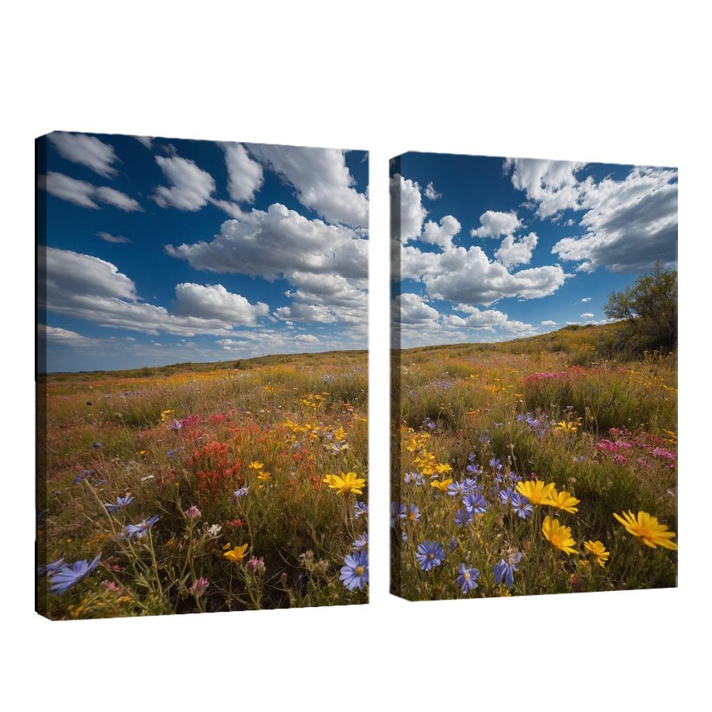 The Azure Bliss Of Clear Skies Oil Paintings Frame