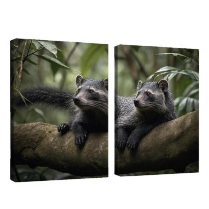 The Charming Binturong The Bearcat Of The Rainforest Canvas Paintings Frame