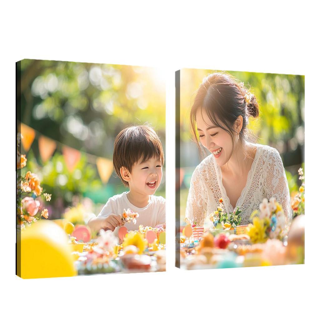 Moments Of Joy Celebrating Togetherness Custom Paintings Frame
