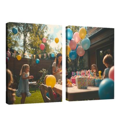 Moments Of Joy A Mothers Celebration Of Life Canvas Paintings Frame