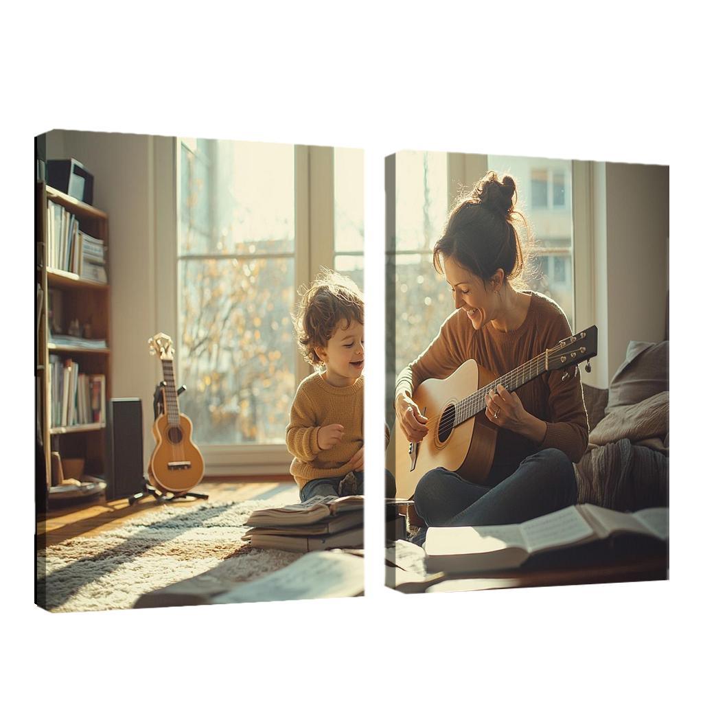 Heartstrings The Music Of Love Custom Paintings Frame