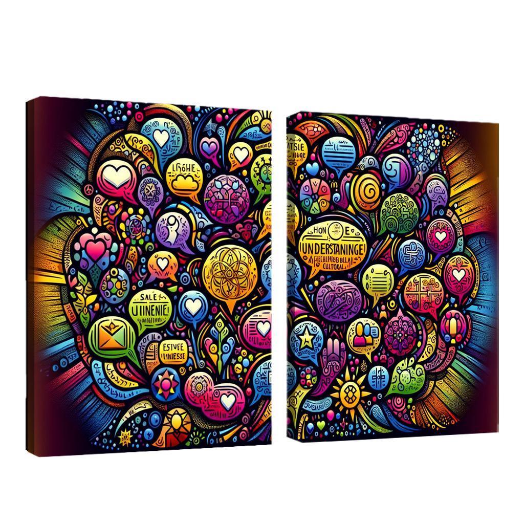 Bridges Of Connection The Power Of Dialogue Multi-panel Paintings