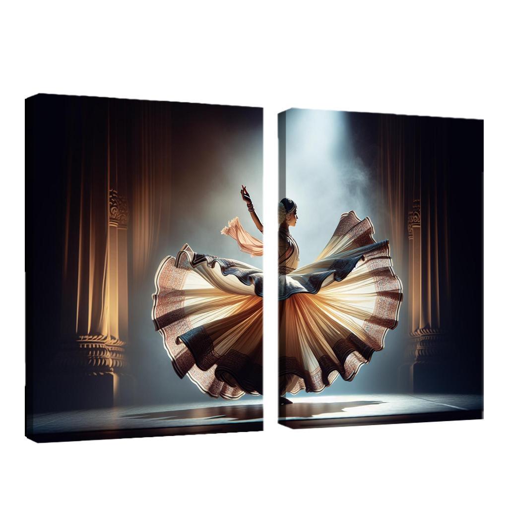 Kathak The Storyteller's Dance Modern Paintings Frame