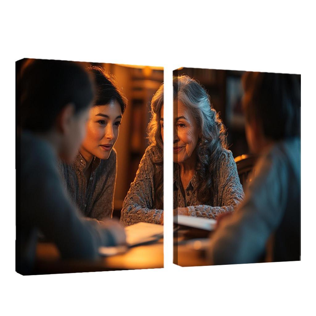 Echoes Of Love A Mothers Guidance Modern Paintings Frame