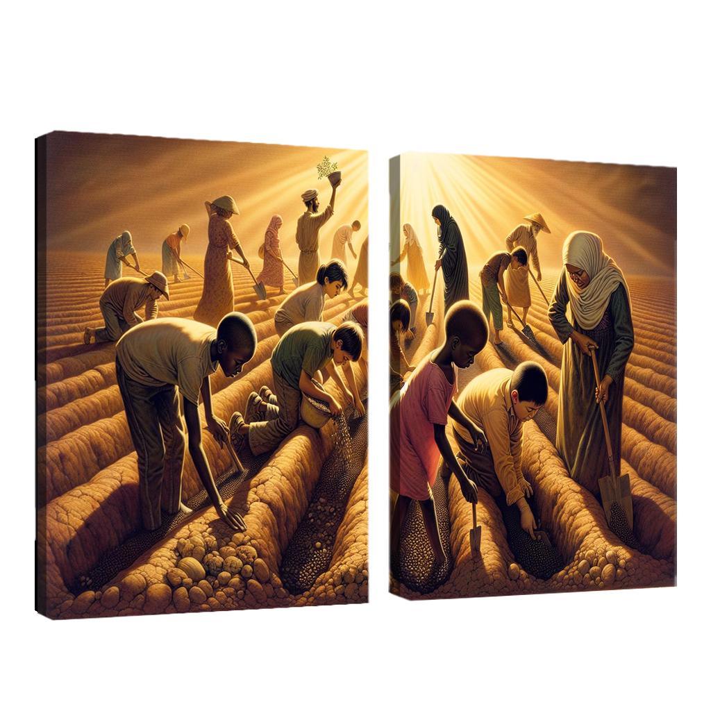 Future Generations The Legacy Of Our Choices Custom Paintings Frame