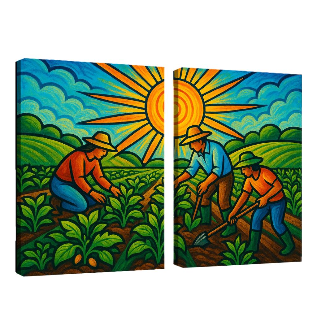 Seeds Of Change Art Advocating Sustainable Agriculture Premium Artwork Frames