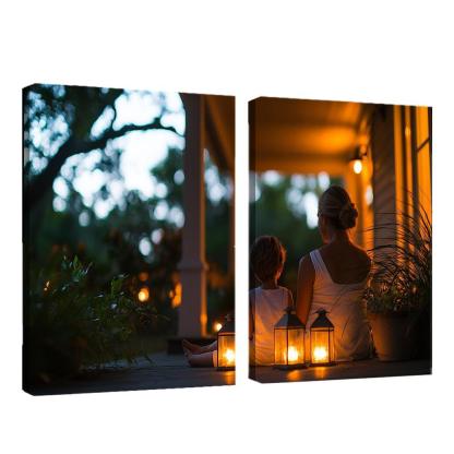 The Light Of Guidance A Mothers Wisdom Canvas Paintings Frame