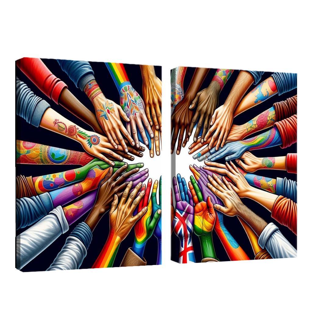 Art For Peace A Global Call To Action Custom Paintings Frame