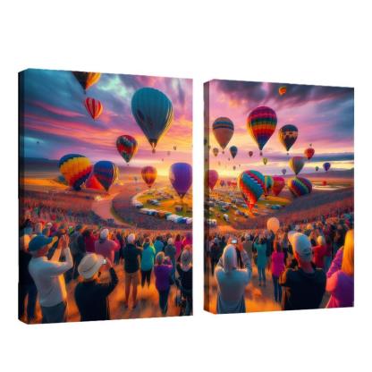 Albuquerque International Balloon Fiesta - Usa Framed Paintings