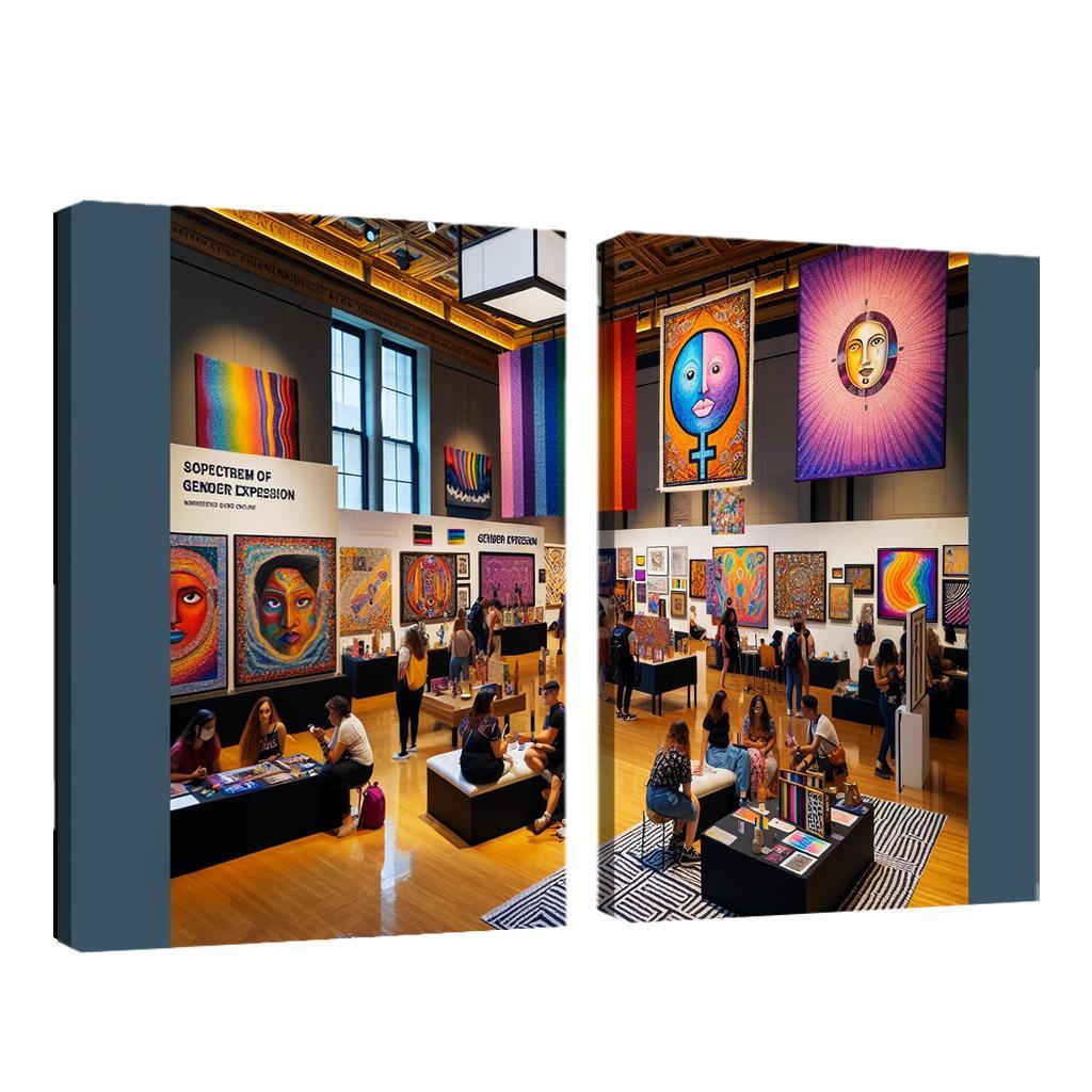 A New Dawn Art On Gender Identity And Expression Framed Paintings