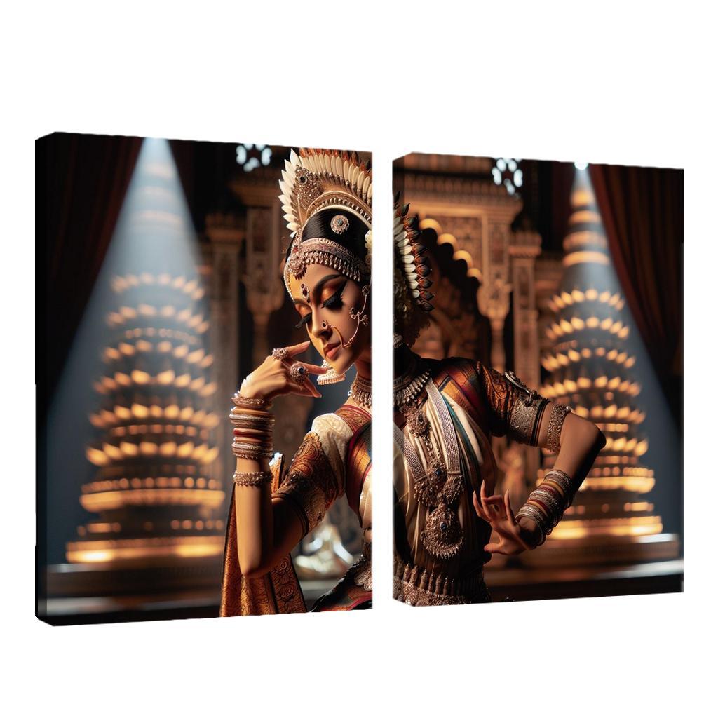 Bharatanatyam The Dance Of The Divine Modern Paintings Frame