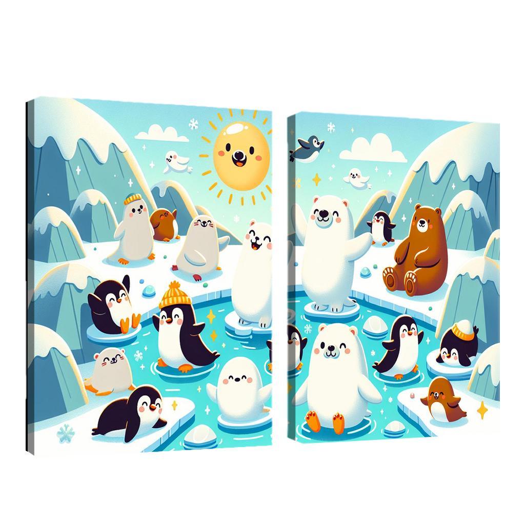 Adventurous Arctic Animals Premium Artwork Frames