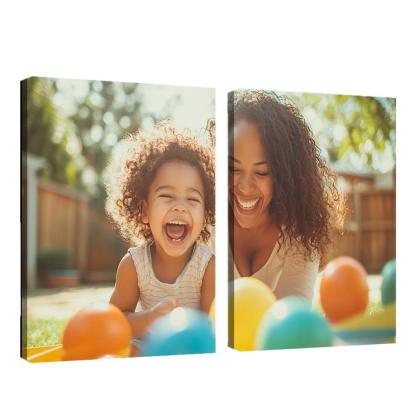 Echoes Of Laughter Celebrating Joy Custom Paintings Frame