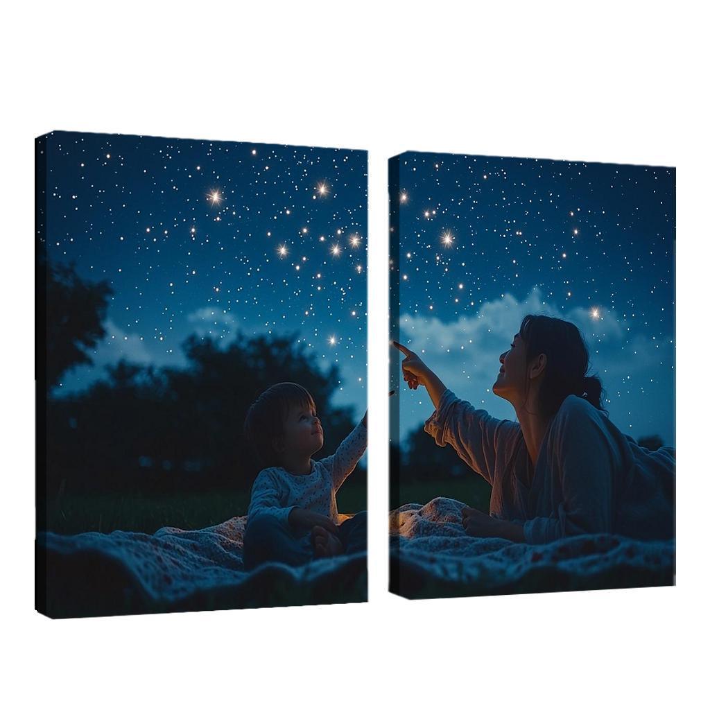 Stars In Our Eyes Dreams Of Tomorrow Custom Paintings Frame